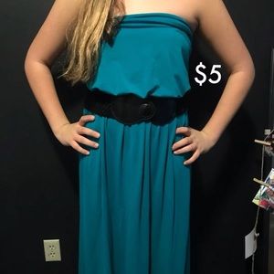 Strapless dress